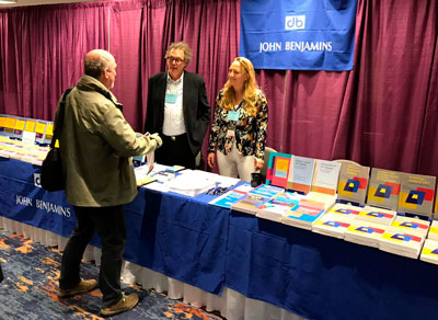 Kees Vaes and Seline Benjamins at AAAL conference 2019