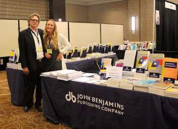 Seline Benjamins and Kees Vaes at 2012 AAAL conference
