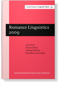Romance Linguistics 2009: Selected papers from the 39th Linguistic 