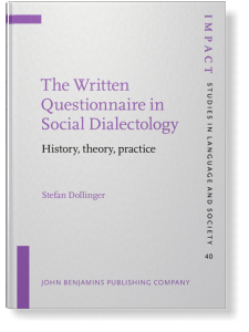 The Written Questionnaire in Social Dialectology - Hardbound cover