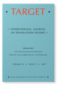 The Metalanguage of Translation. Special issue of Target 19:2
