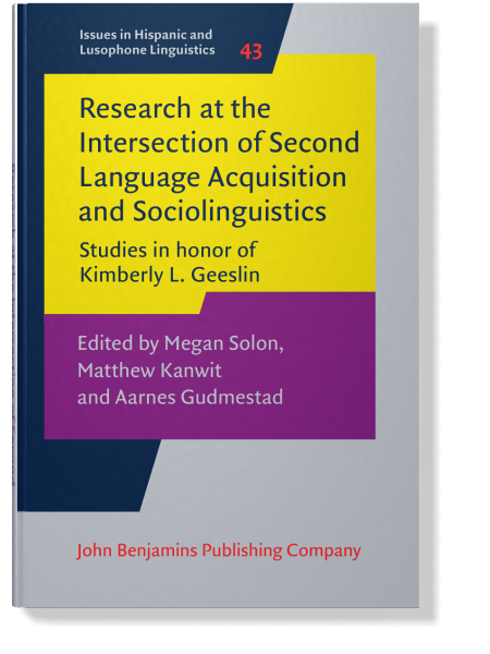 Research at the Intersection of Second Language Acquisition and