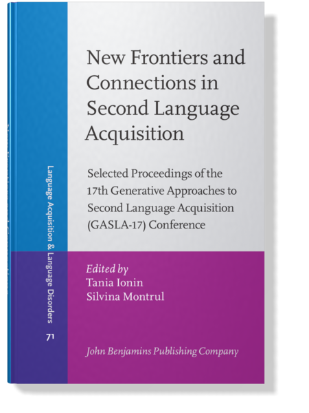 New Frontiers and Connections in Second Language Acquisition