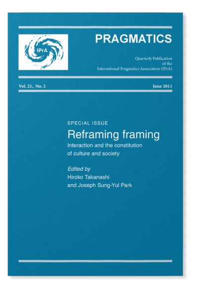 Reframing Framing Interaction And The Constitution Of Culture And