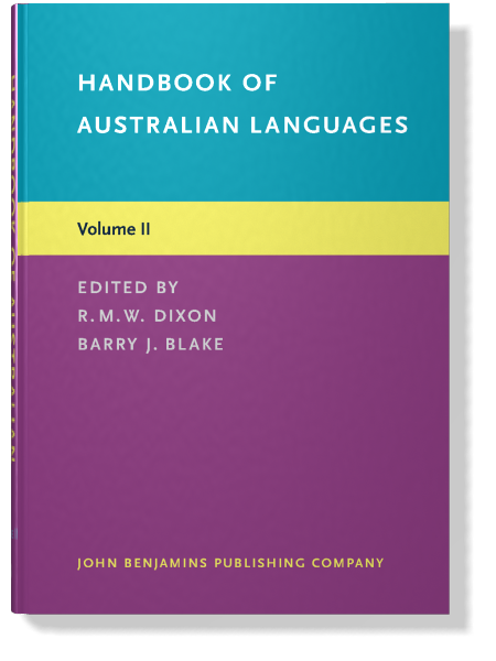 Handbook of Australian Languages: Volume 2 | Edited by R.M.W. Dixon and ...
