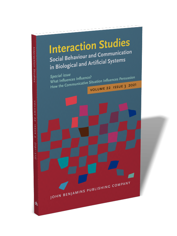 Studies. Social and Communication in Biological and Artificial Systems