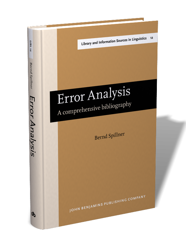 Error Analysis: A comprehensive bibliography | Bernd Spillner