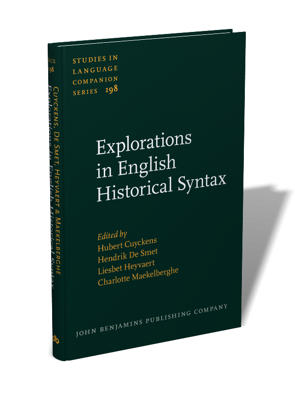Explorations in English Historical Syntax | Edited by Hubert