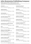 Journals Pricelist 2027
